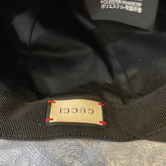 Gucci Black Crest Baseball Cap Size M - Picture 9 of 10